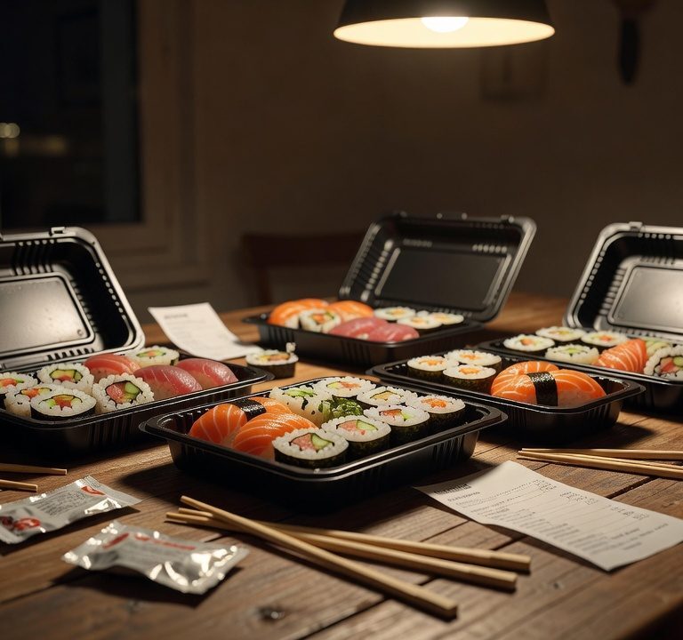 Cómo pedir sushi a domicilio sin llevarte una decepción