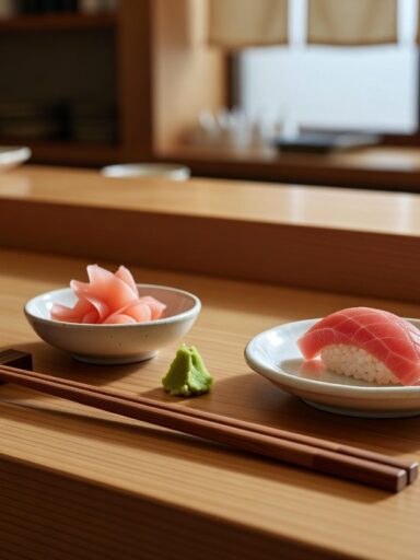 Etiqueta en la barra de sushi: lo que hay que saber