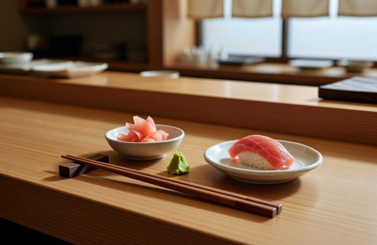 Etiqueta en la barra de sushi: lo que hay que saber