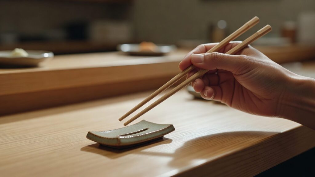 Etiqueta en la barra de sushi: lo que hay que saber
